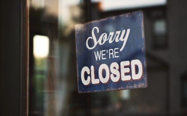 More than half of businesses that closed during the pandemic won't reopen